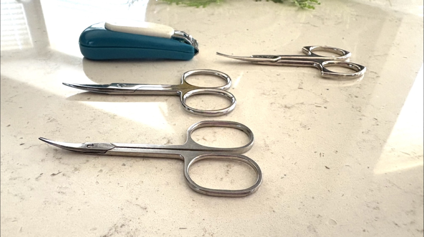 Nail Clippers and 3 Scissors Set