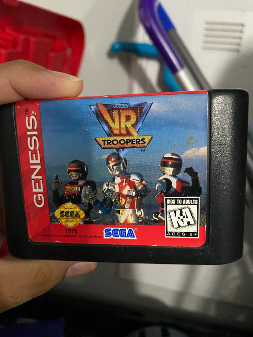 Sega Genesis Console with VR Troopers - photo 5