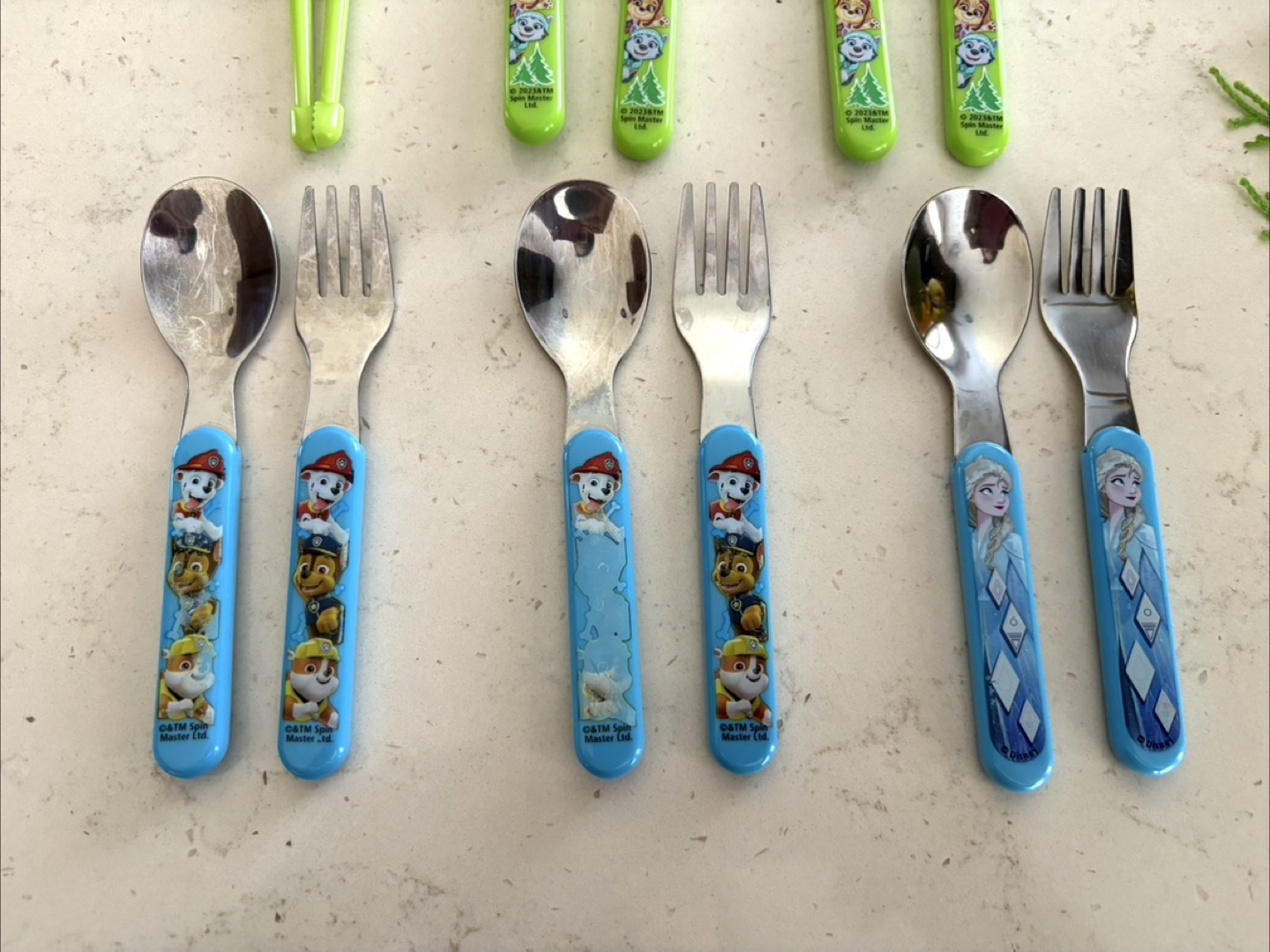 Paw Patrol & Frozen Kids Cutlery Set with Chopsticks - photo 3
