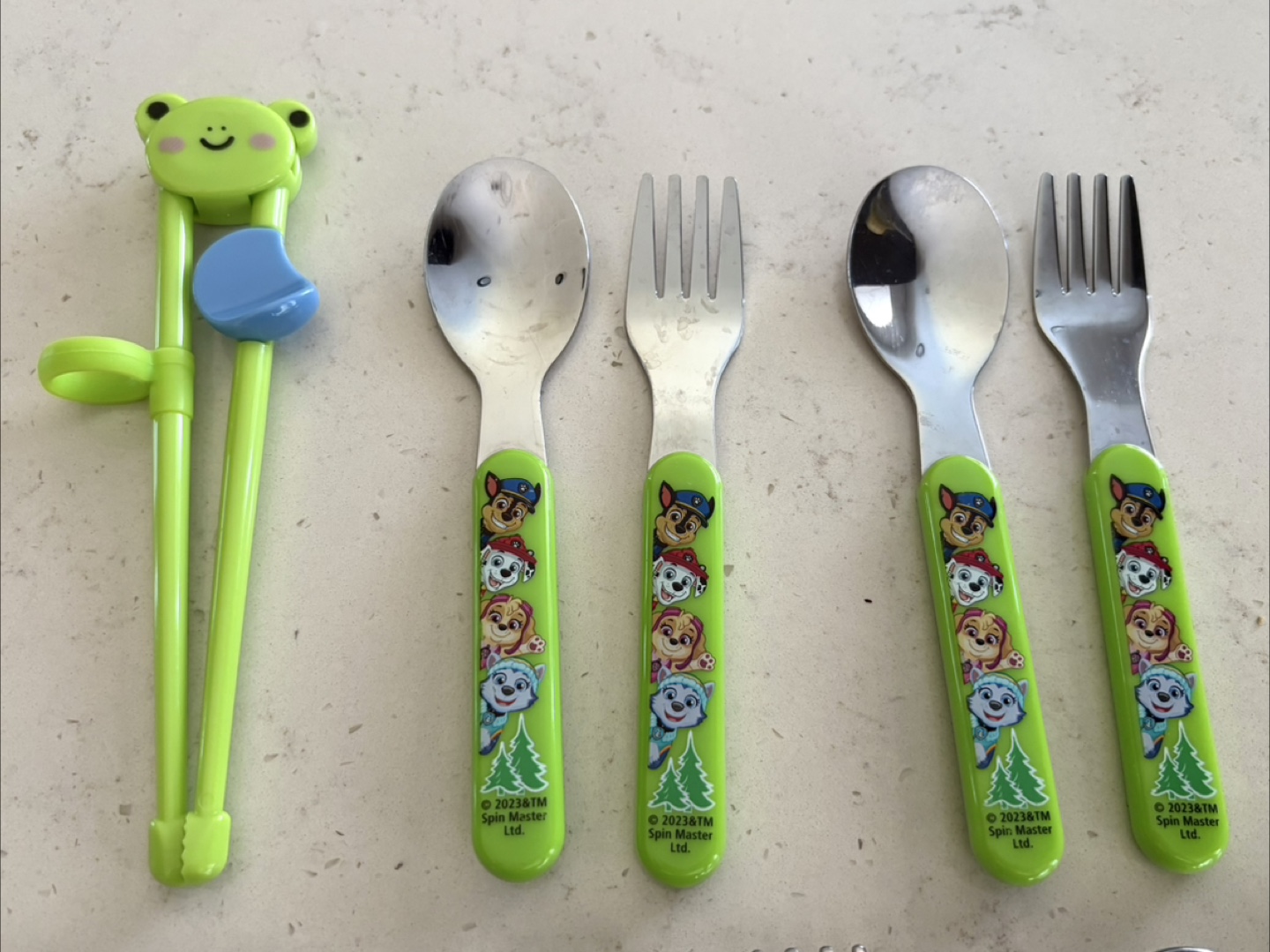 Paw Patrol & Frozen Kids Cutlery Set with Chopsticks - photo 2