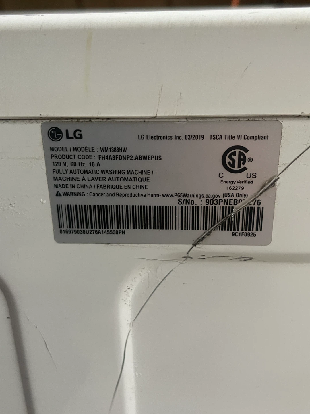 LG Direct Drive Front Load Washing Machine - photo 3