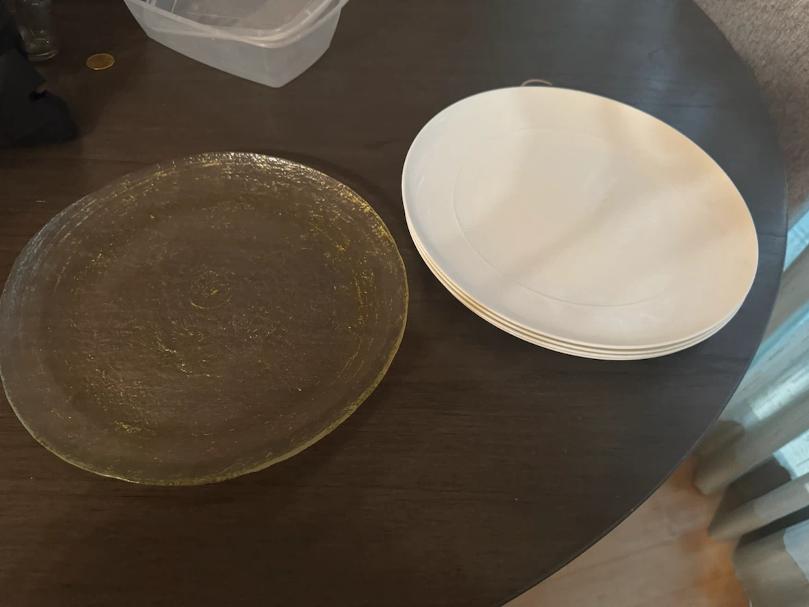 Set of 5 plates - Mikasa plates - photo 2