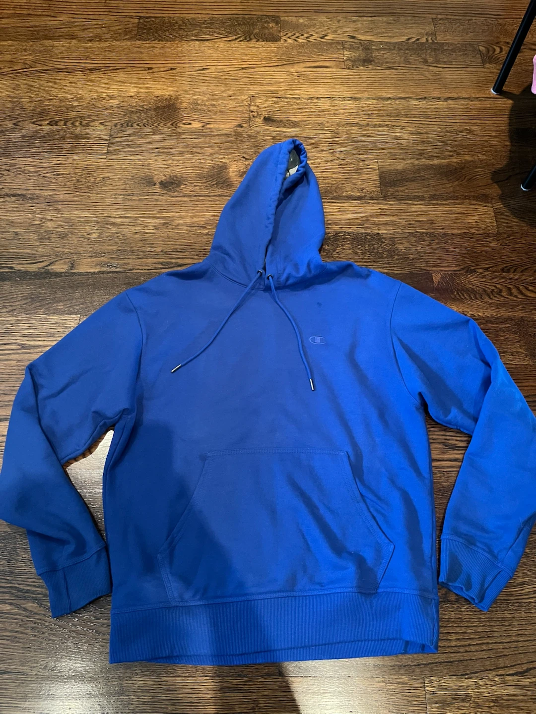 Champion Authentic Blue Hoodie - Size Medium