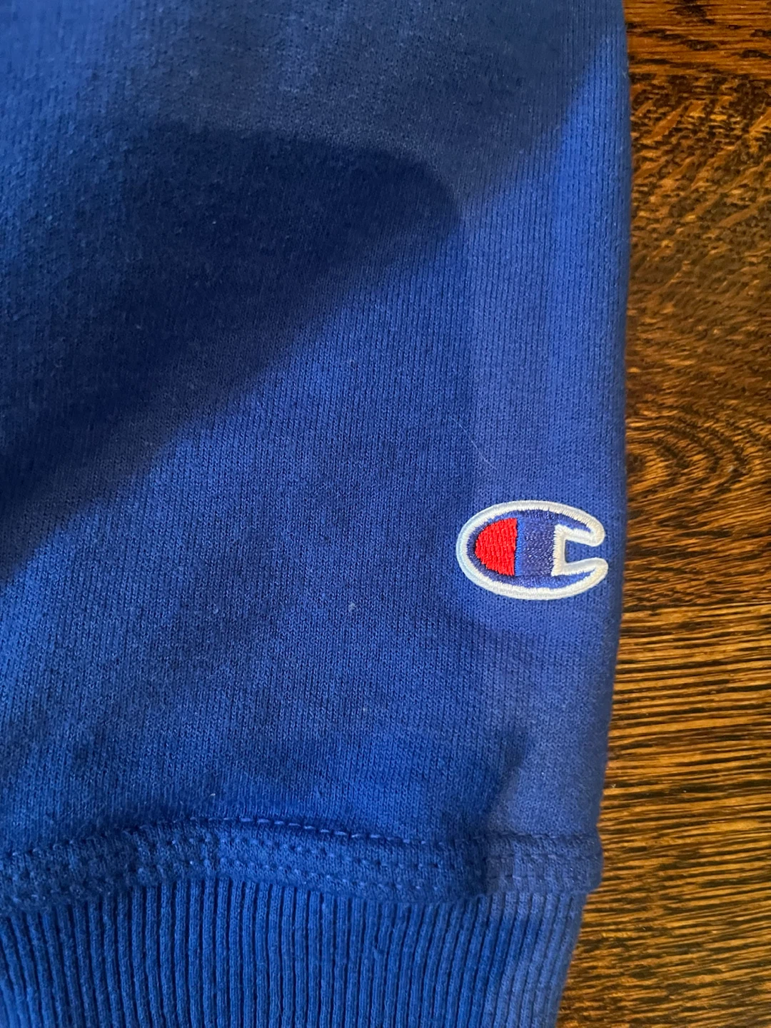 Champion Authentic Blue Hoodie - Size Medium - photo 2