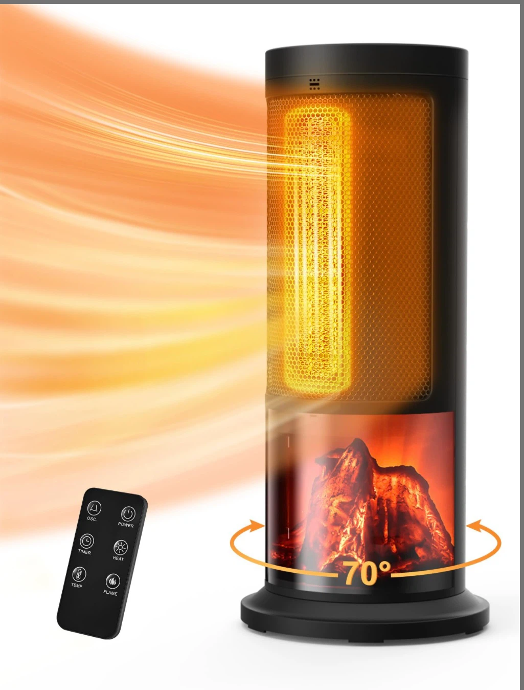 TRUSTECH PTC Electric Space Heater KPT-1605F
