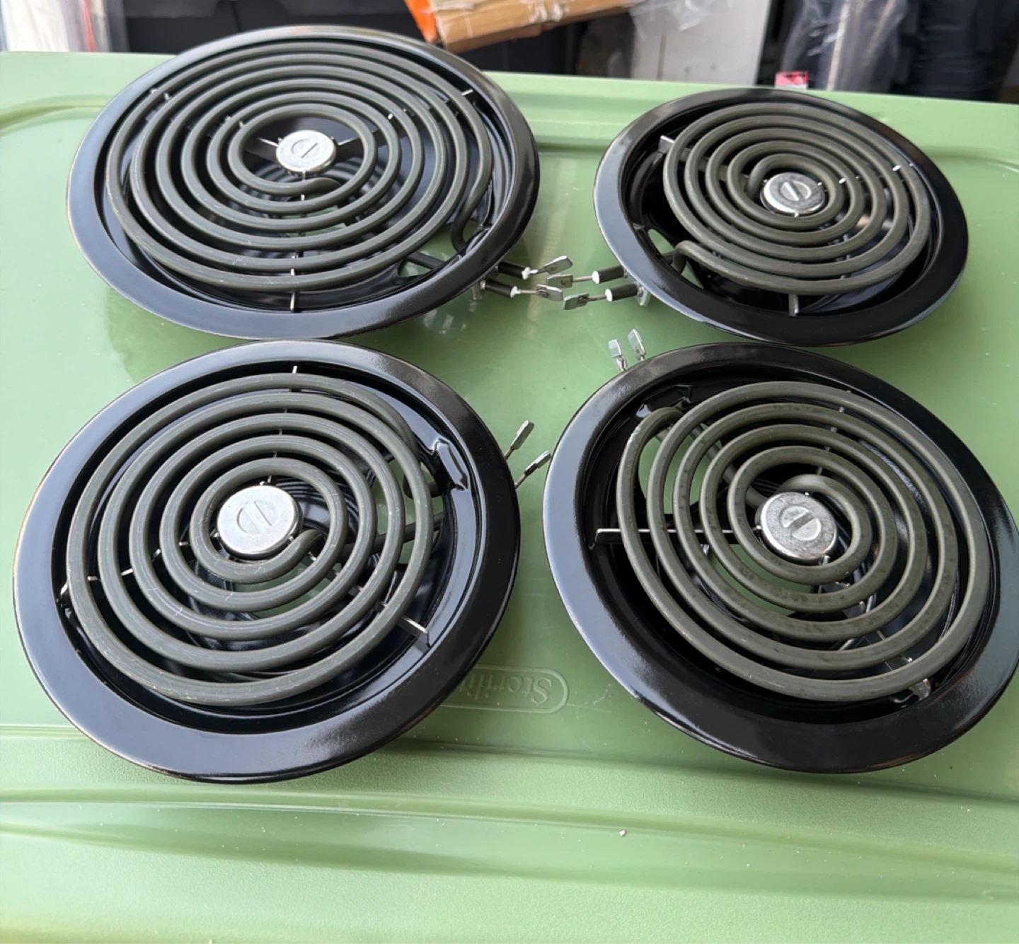 Set of 4 Electric Stove Burner Elements