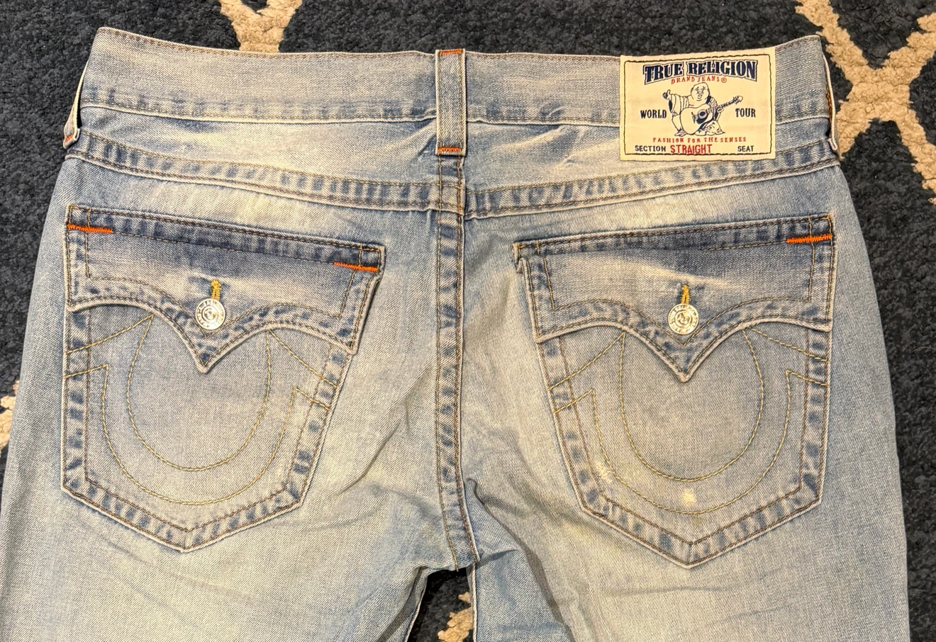 True Religion Straight Jeans  36x32 - photo 3