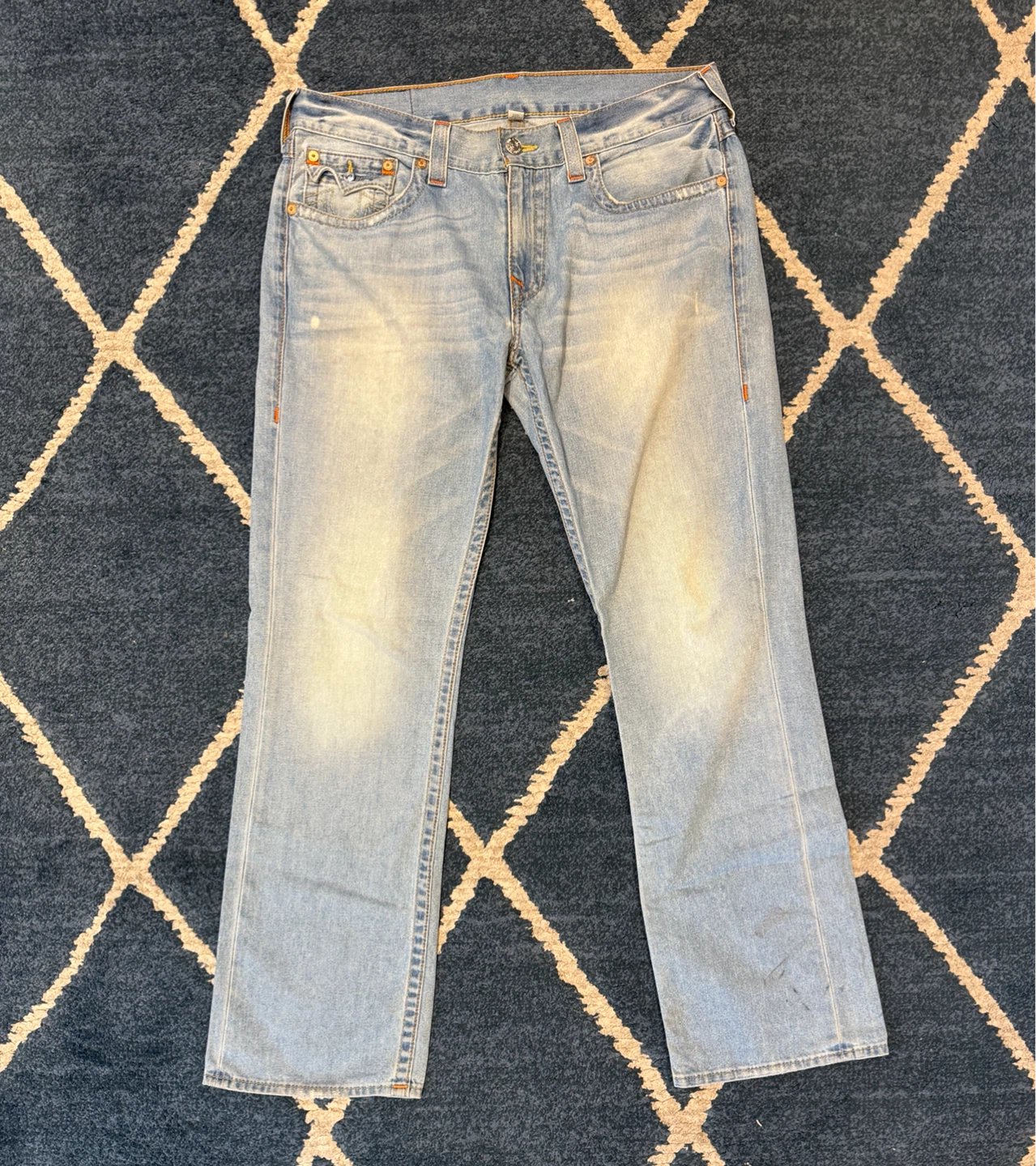 True Religion Straight Jeans  36x32