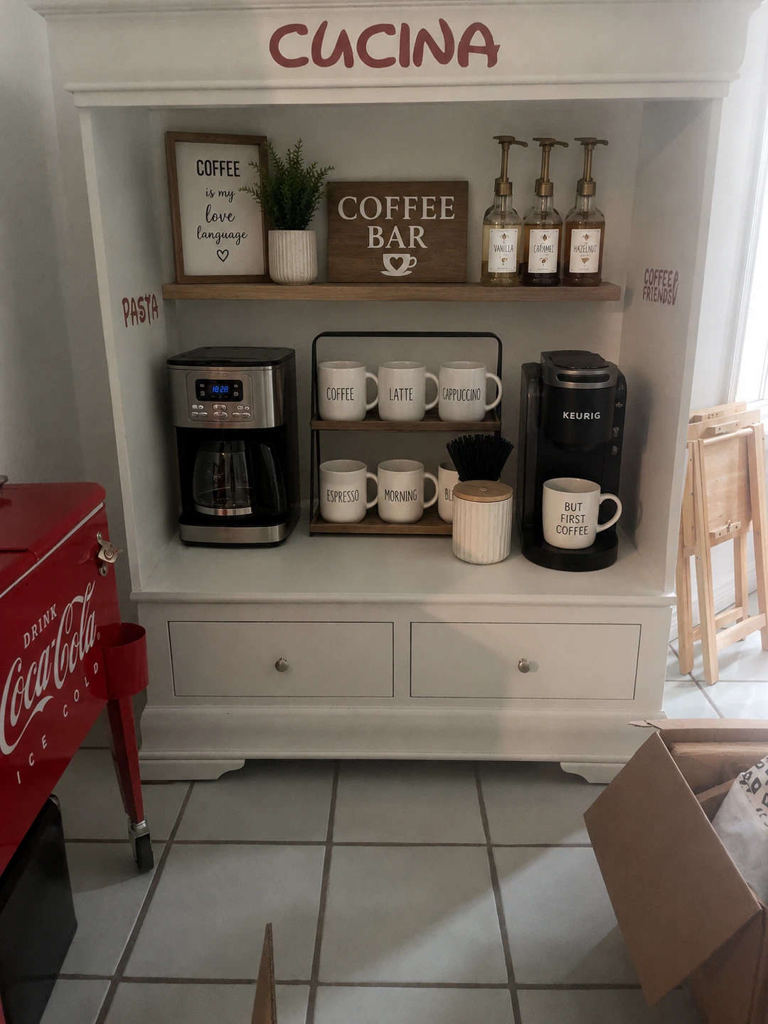 Coffee bar hutch - photo 2
