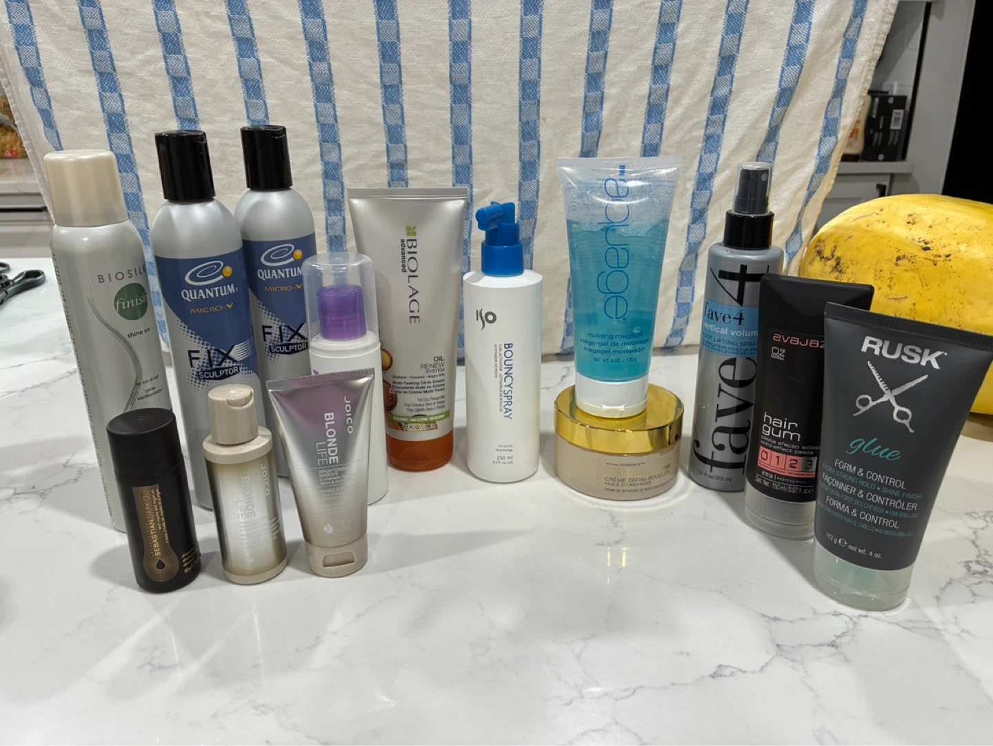 Assorted Hair Styling Products