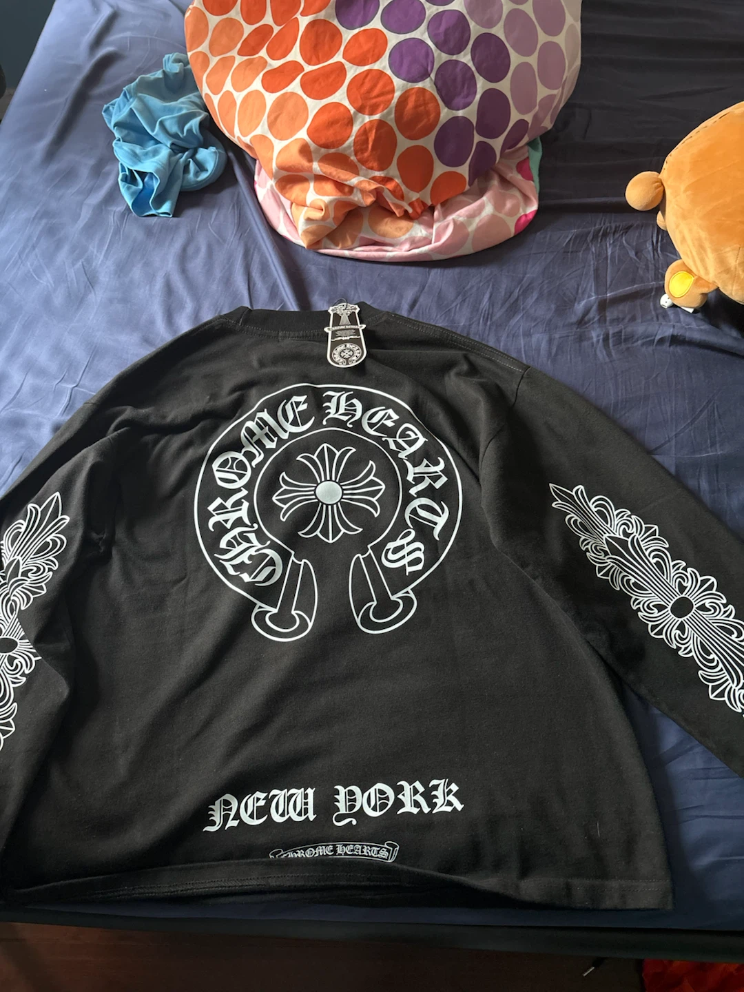 Chrome Hearts New York Long Sleeve T-Shirt - photo 2