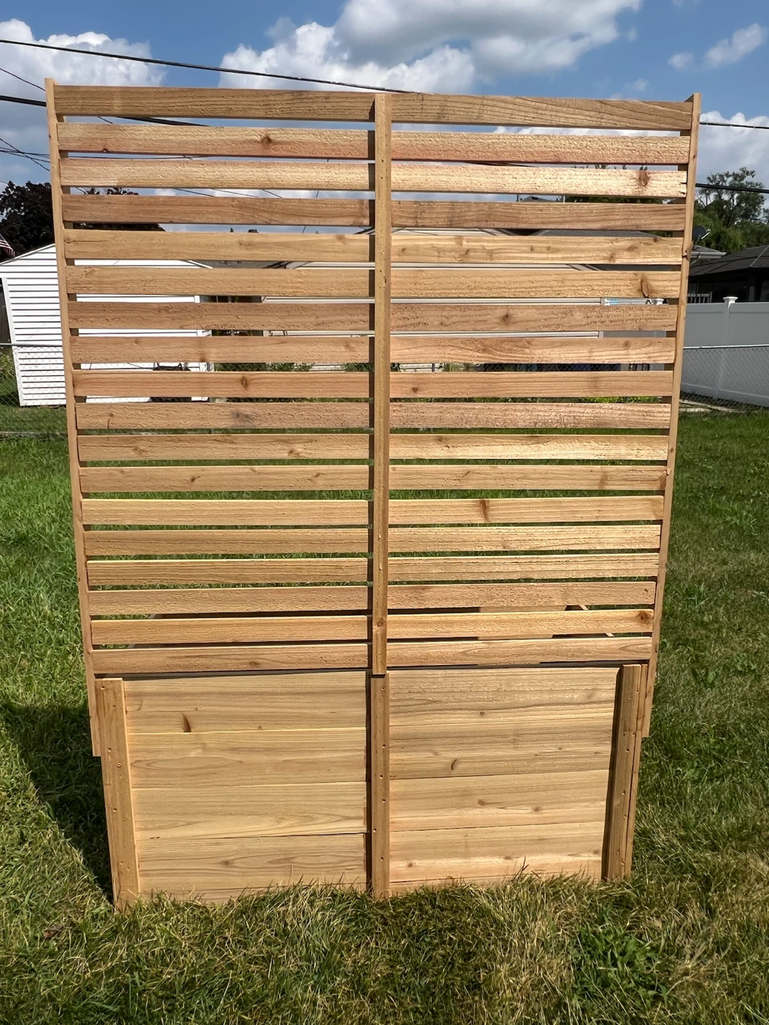 6-Foot privacy screen Handmade Premium Cedar Planter Box - photo 5