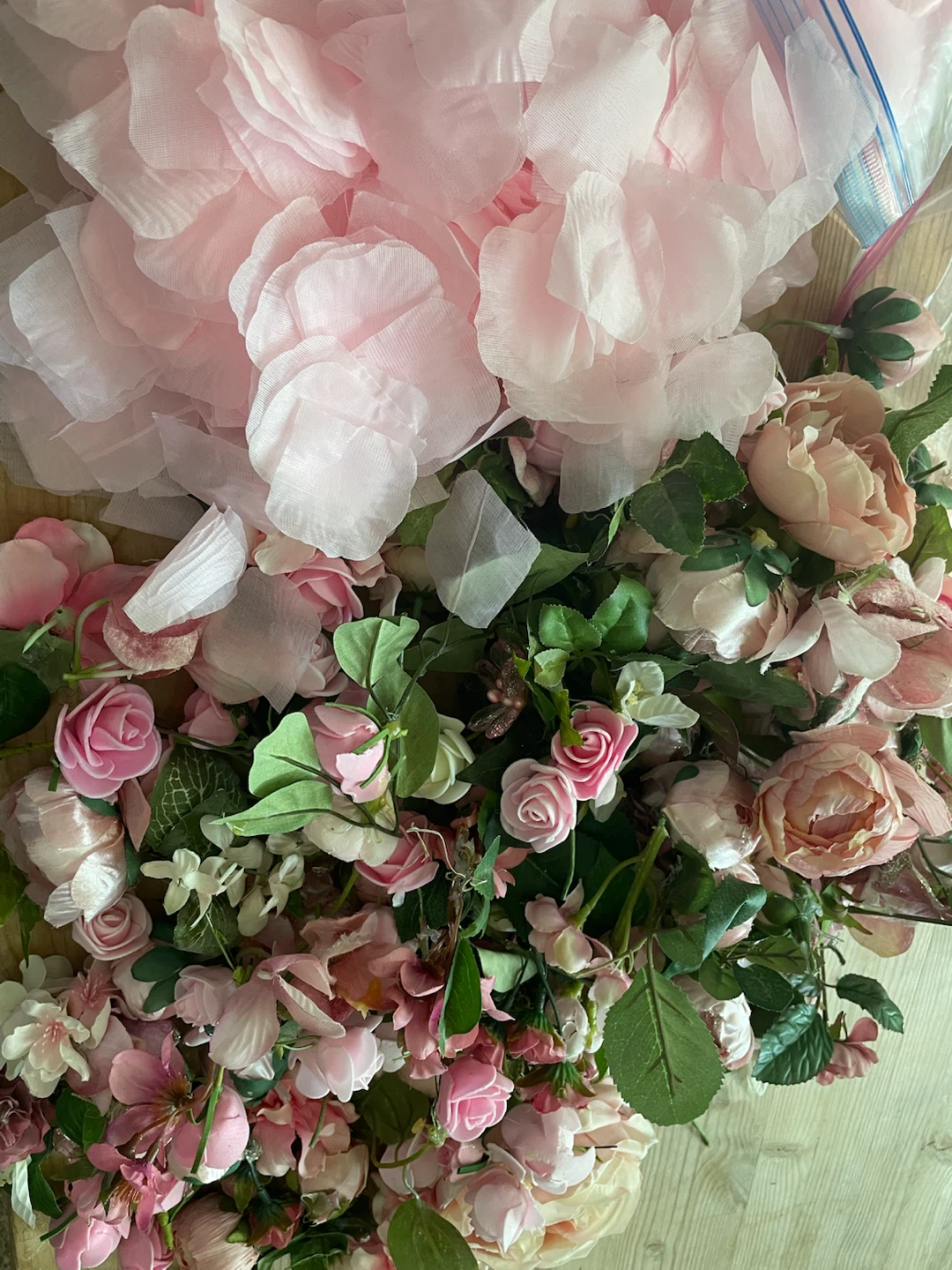 Assorted Pink Artificial Flowers & Petals - photo 4