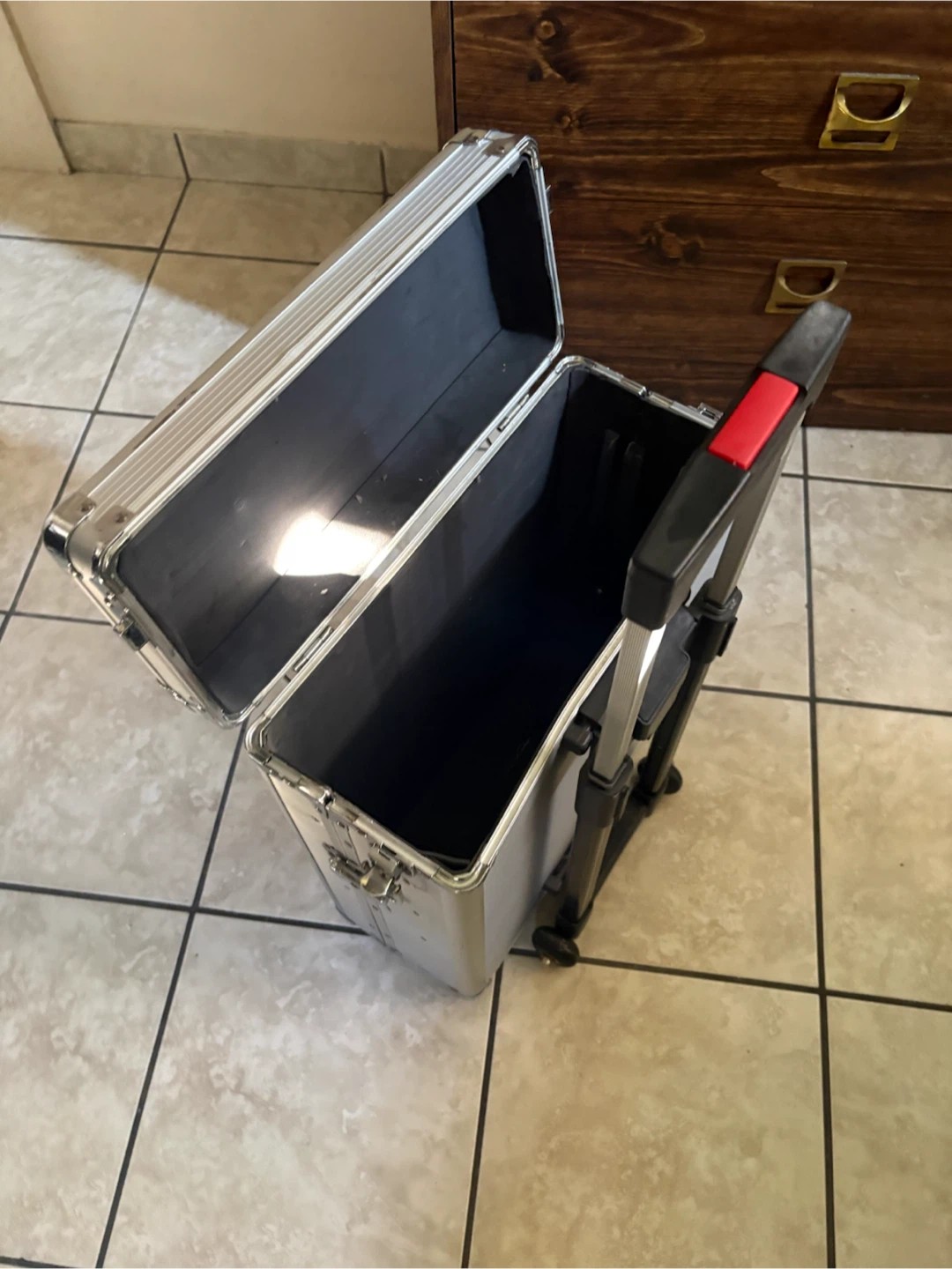 Silver Rolling Briefcase/Carry-On Case - photo 2