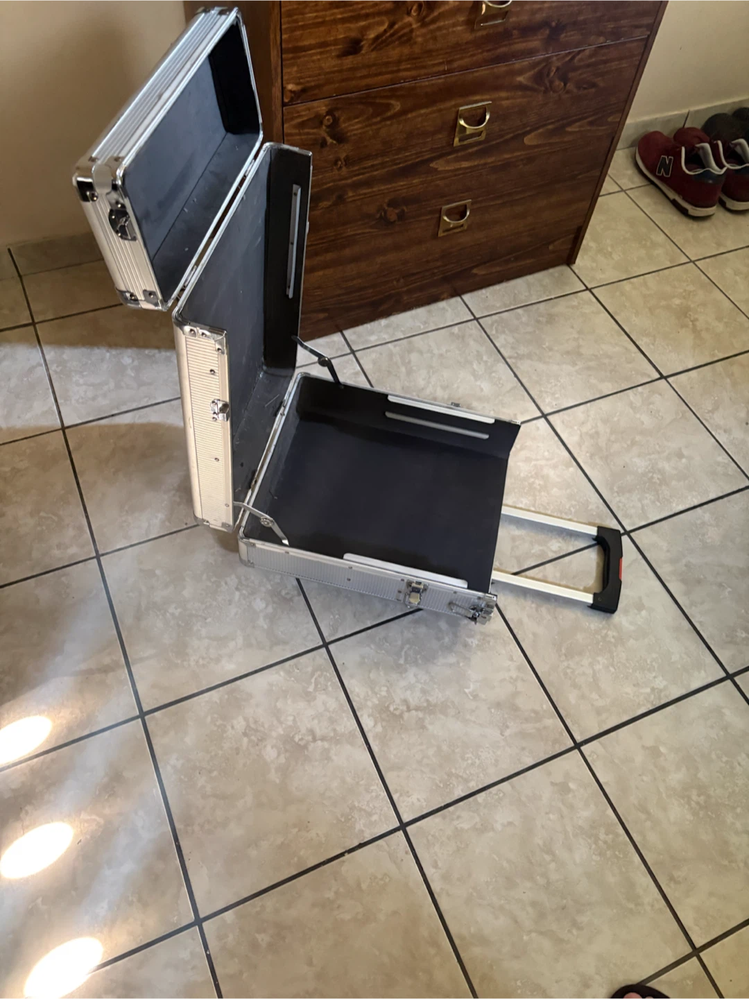 Silver Rolling Briefcase/Carry-On Case - photo 3