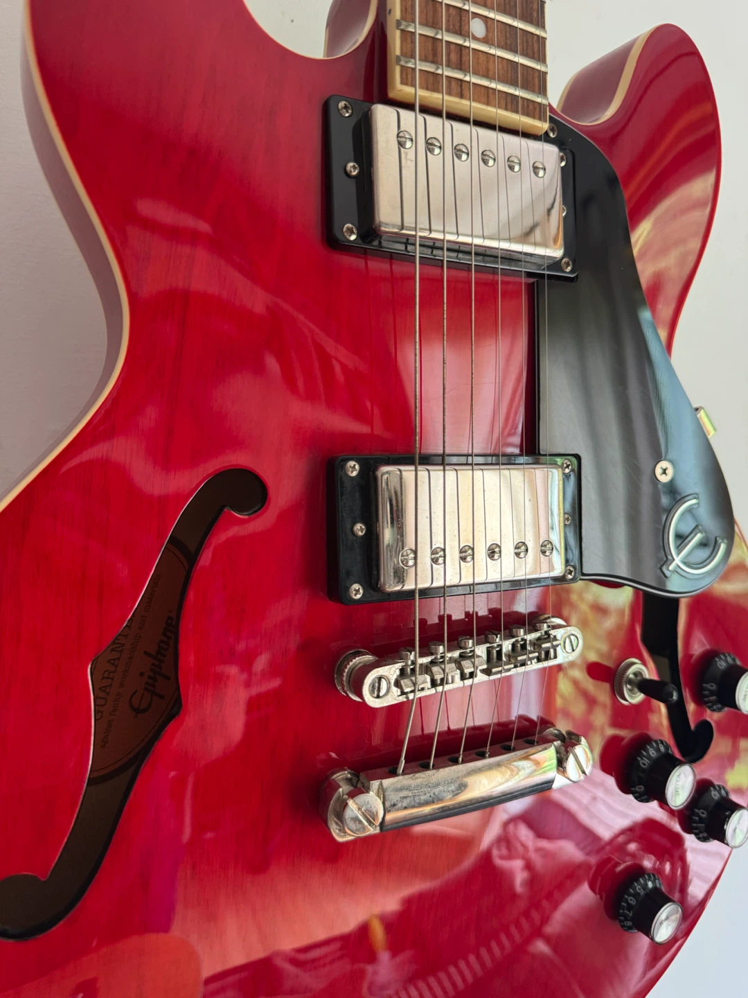Epiphone ES-339 Electric Guitar - Cherry Red - photo 3