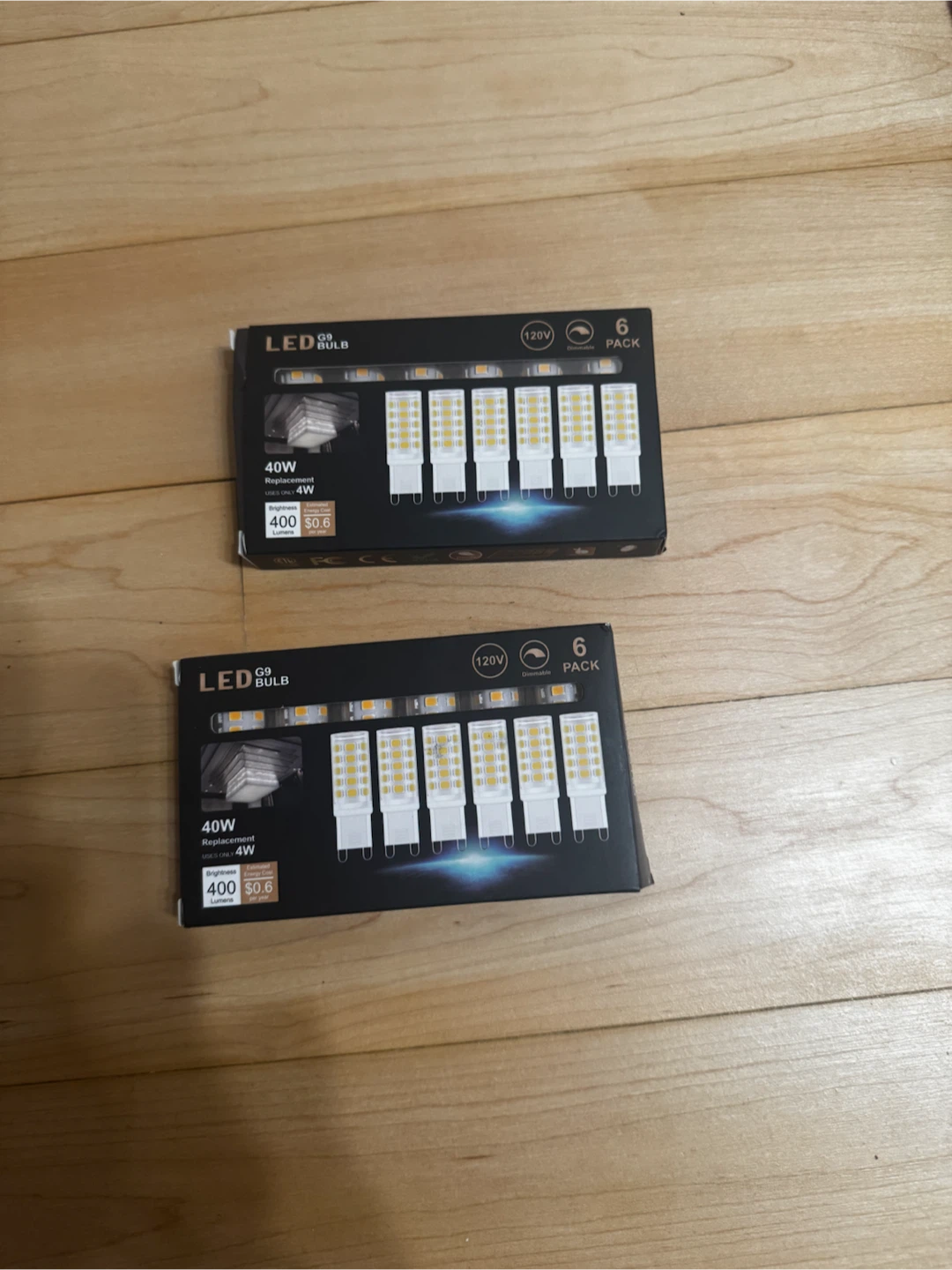 LED G9 Bulbs - 6 Pack