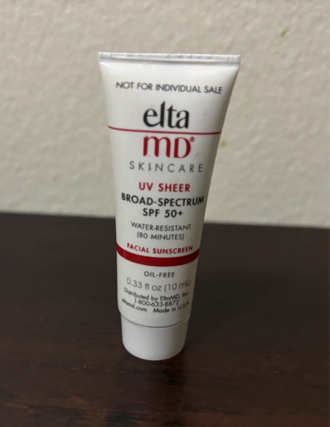 NEW-EltaMD UV Sheer Broad-Spectrum SPF 50+ Facial Sunscreen 10ml