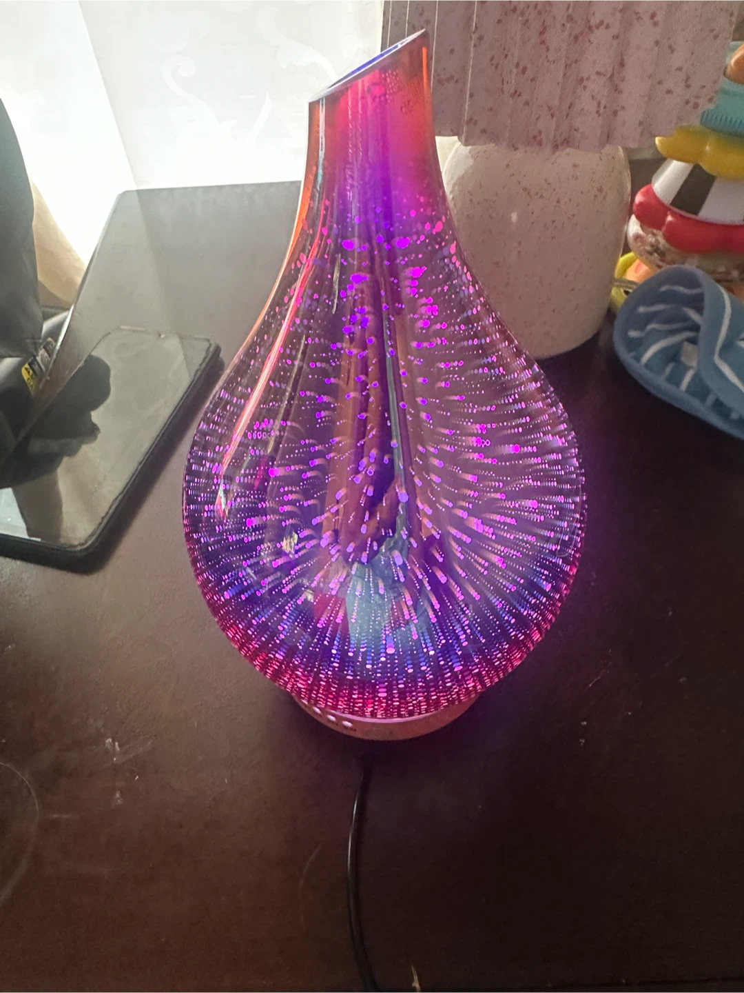 Colorful LED Night Lamp Humidifier + diffuser - photo 2