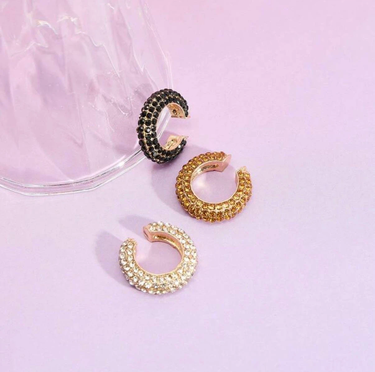 Set of 3 Crystal Ear Cuffs - photo 5