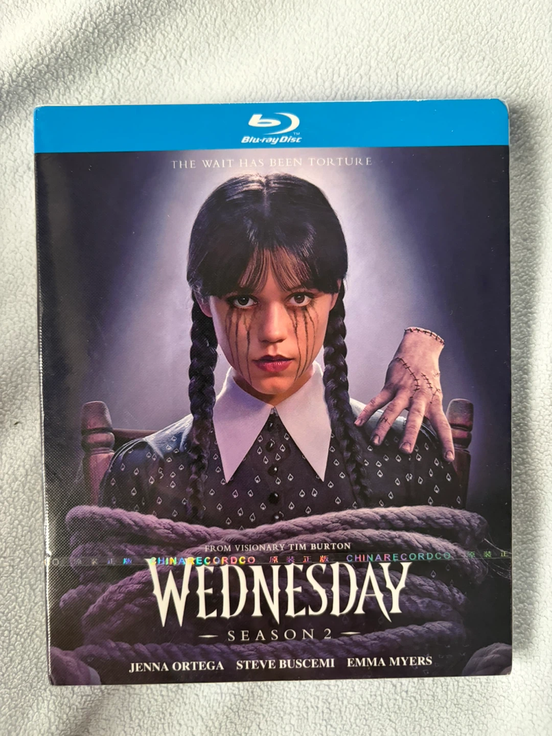 Sealed Wednesday Season 2 Blu Ray Disc