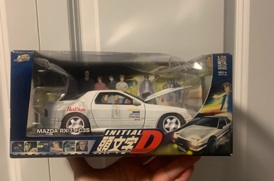 Jada Toys Initial D Mazda RX-7 FC3S 1:24 Scale Die-Cast Car