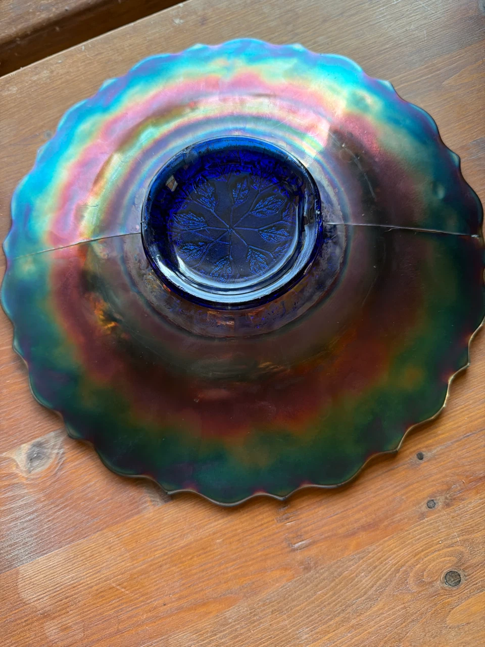 Fenton Art Glass Antique plate       plate  plart - photo 4