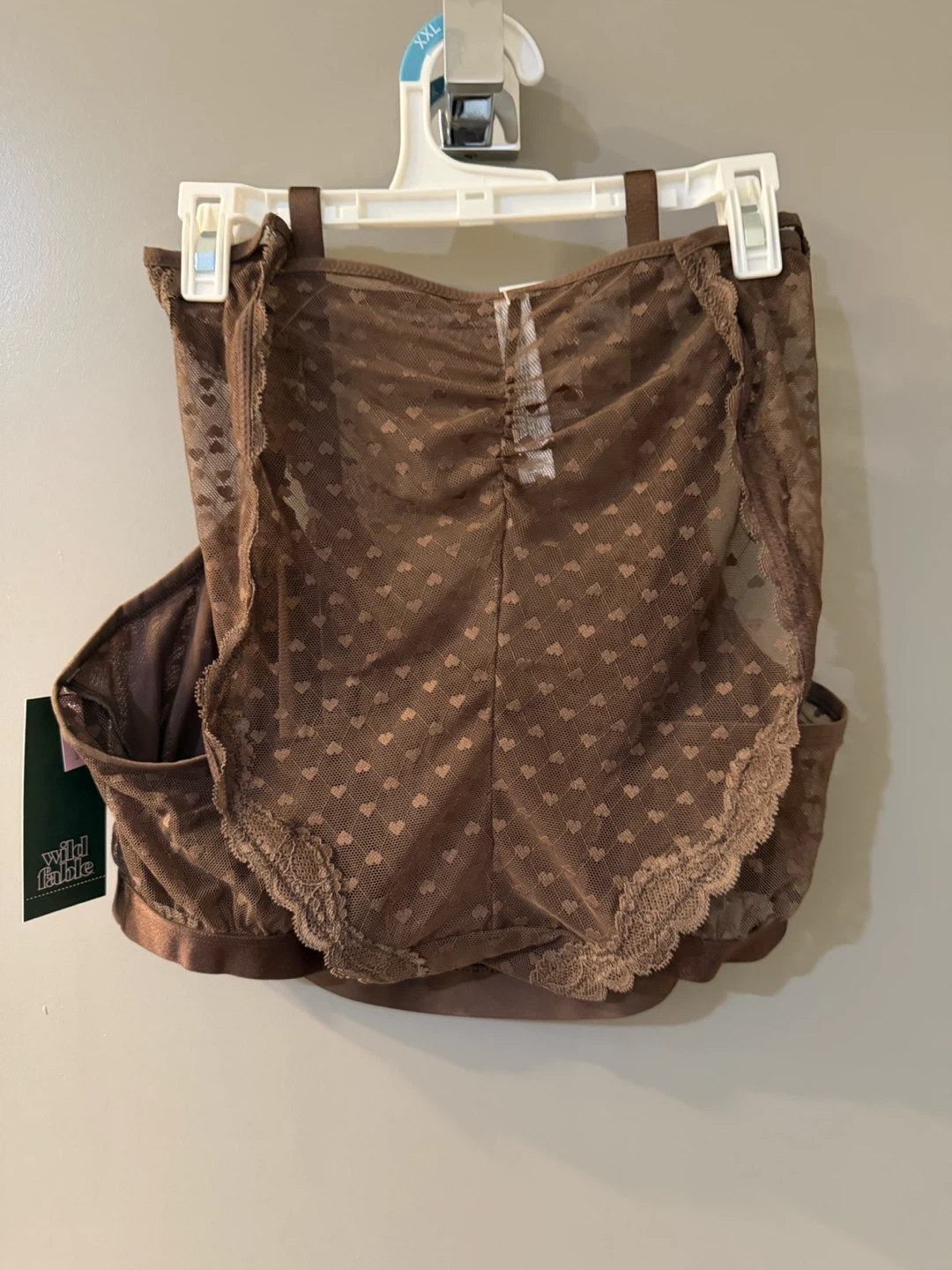NWT! XXL Wild Fable Women's Lace Heart Bralette & Panty Set - photo 3