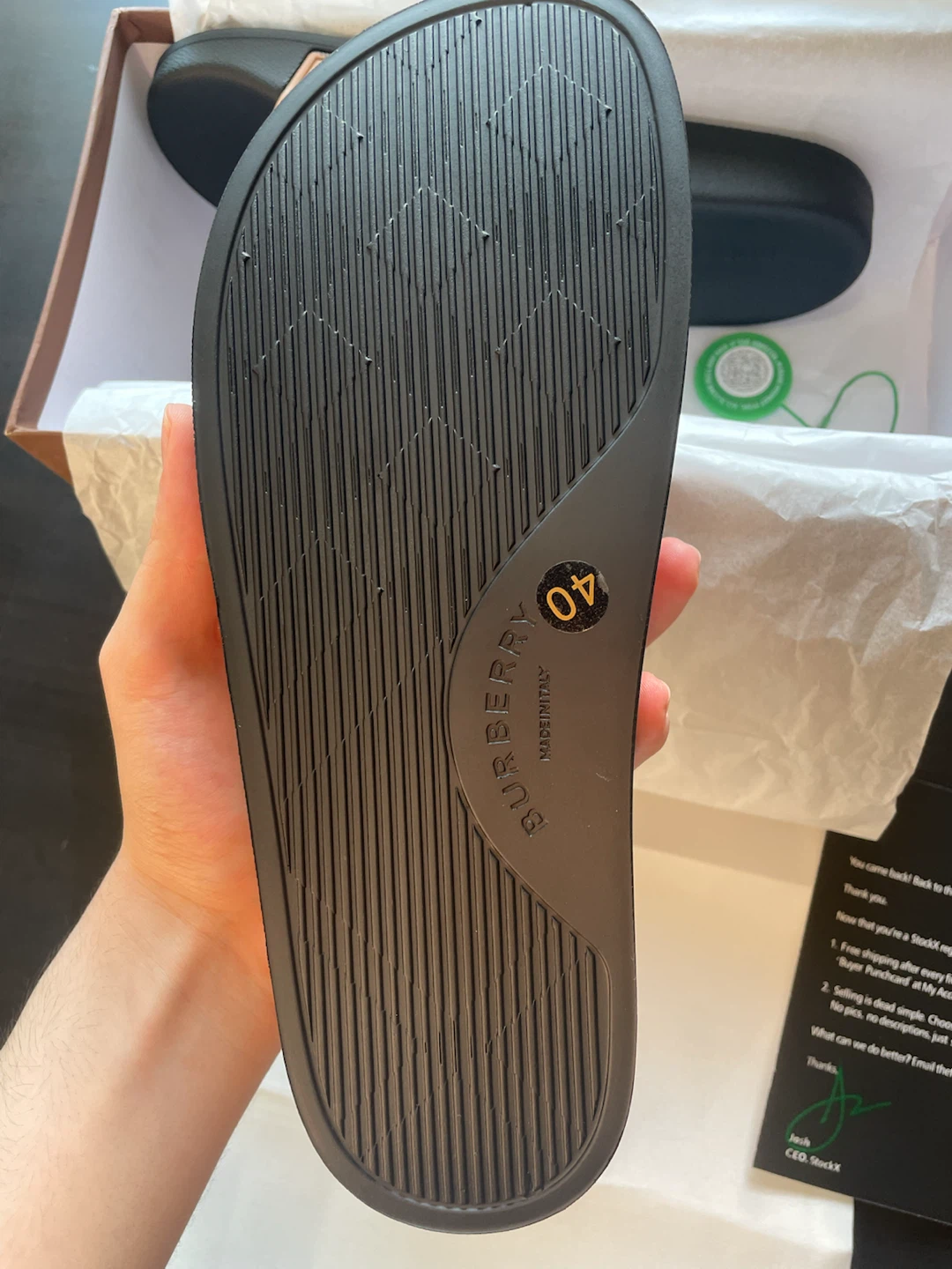 Burberry slides - photo 4