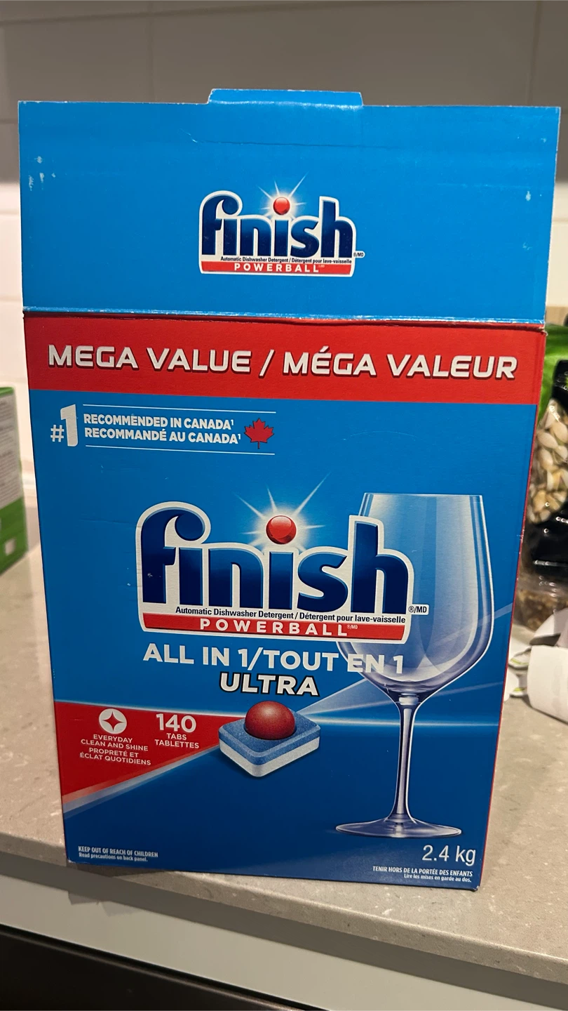 Finish All In 1 Powerball Dishwasher Tablets - 140 Count