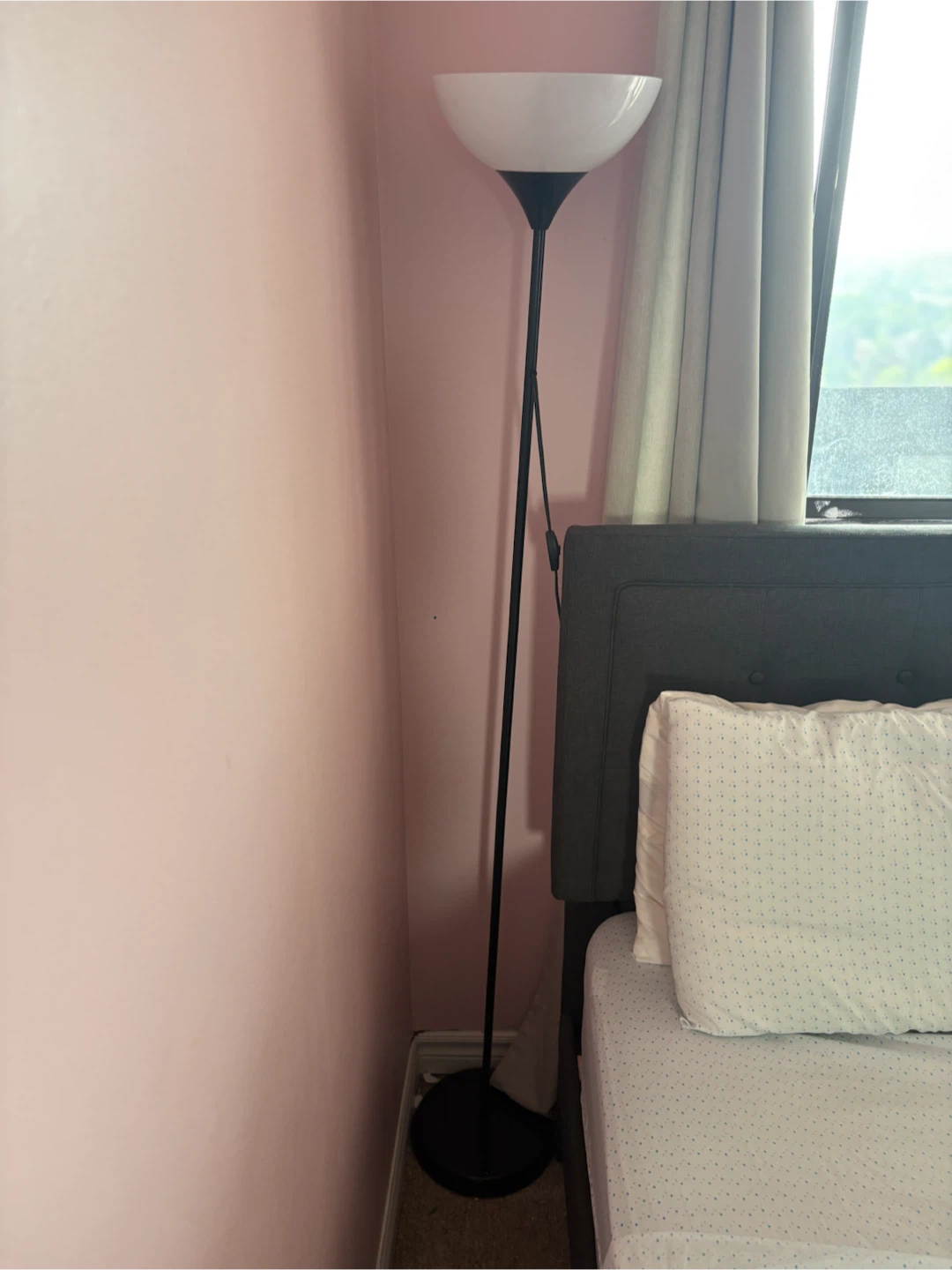 Grey Tufted Headboard Bed Frame - photo 2
