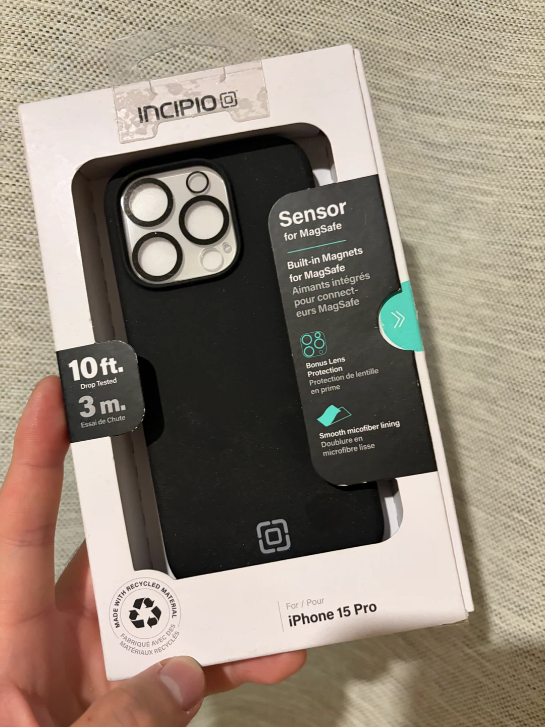Incipio Sensor for MagSafe iPhone 15 Pro Case