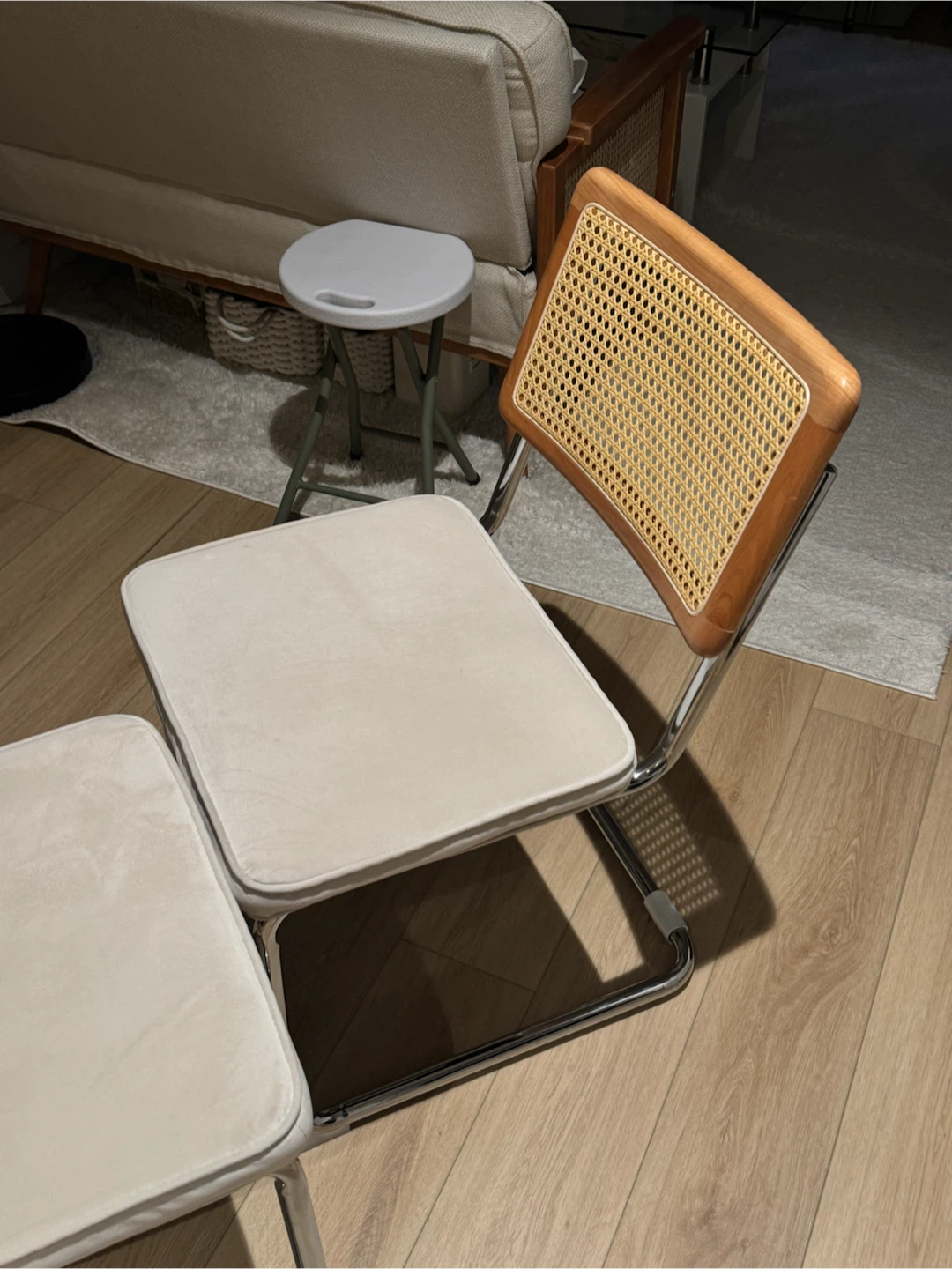 Cane Back Accent Chairs (Set of 2) - photo 2