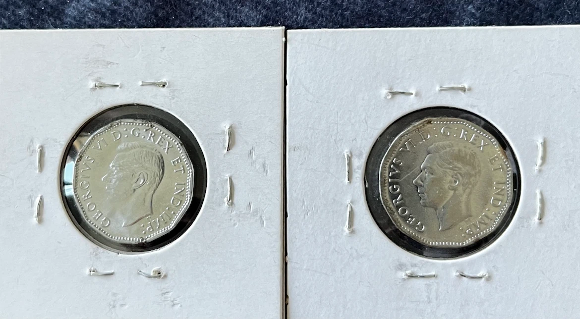 Canada 1944 & 1945 Victory Nickels - photo 2