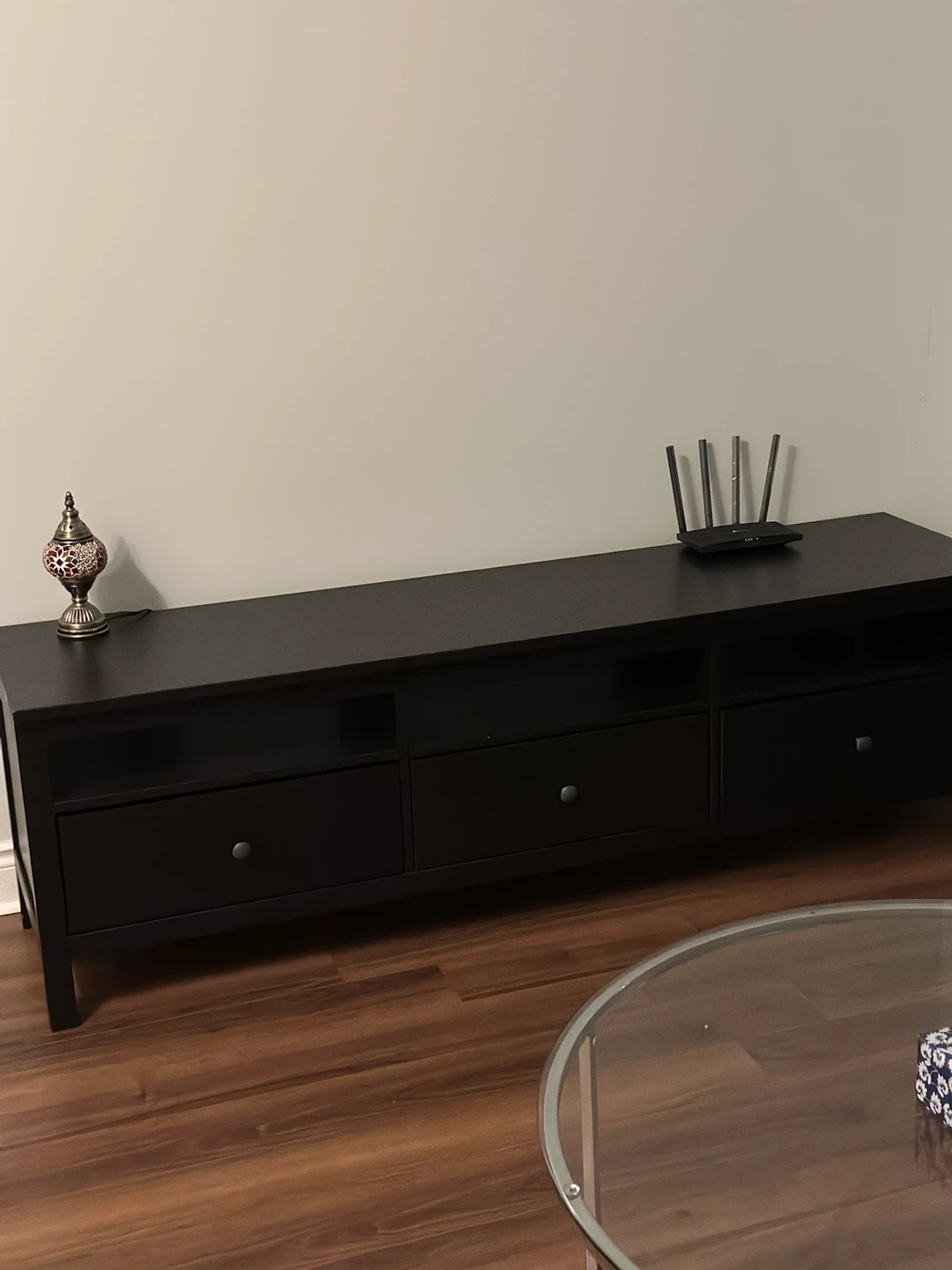 IKEA HEMNES TV Bench - Black-Brown - photo 2