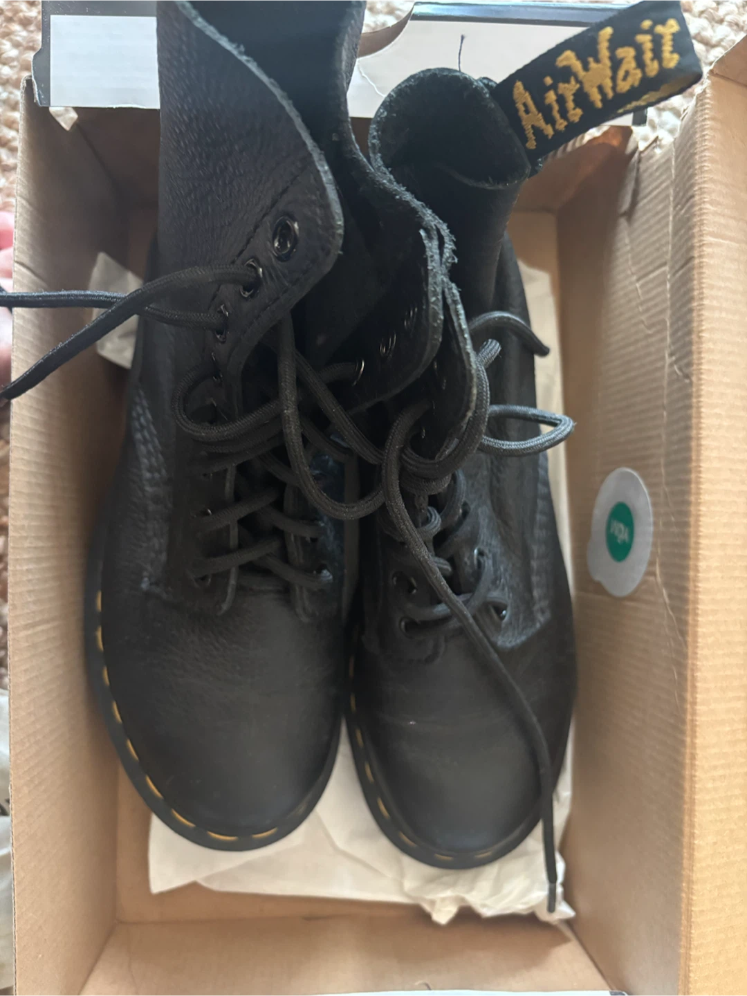 Dr. Martens Black Leather Boots