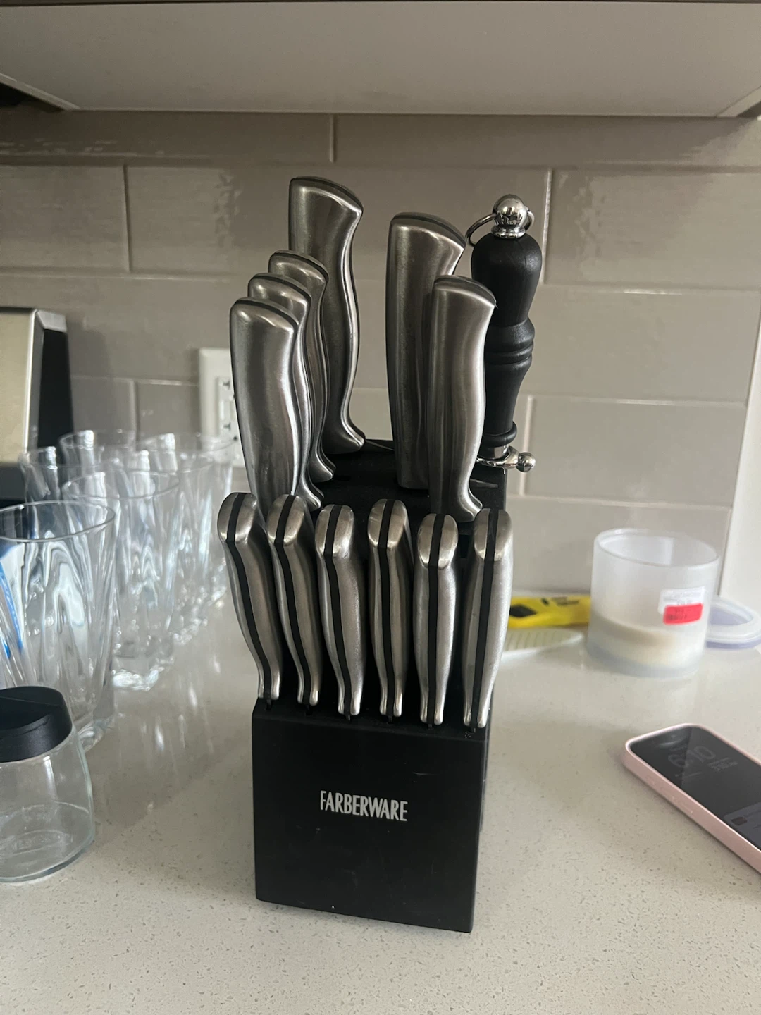 Farberware Knife Set with Block