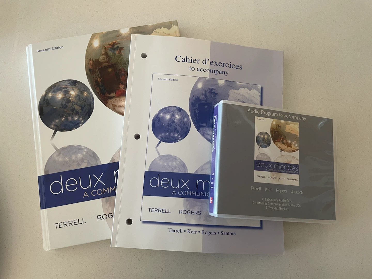 Deux Mondes 7th Edition Textbook, Workbook & Audio CDs