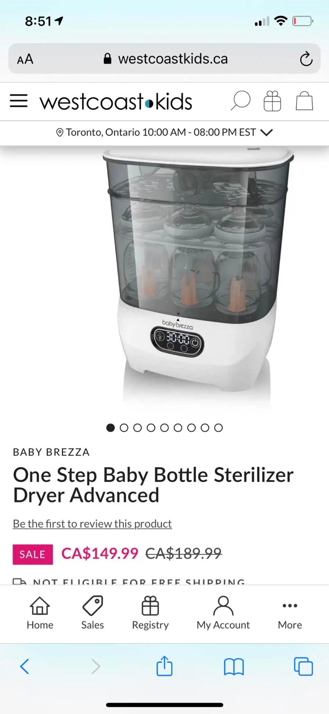 Bottle sterilization
