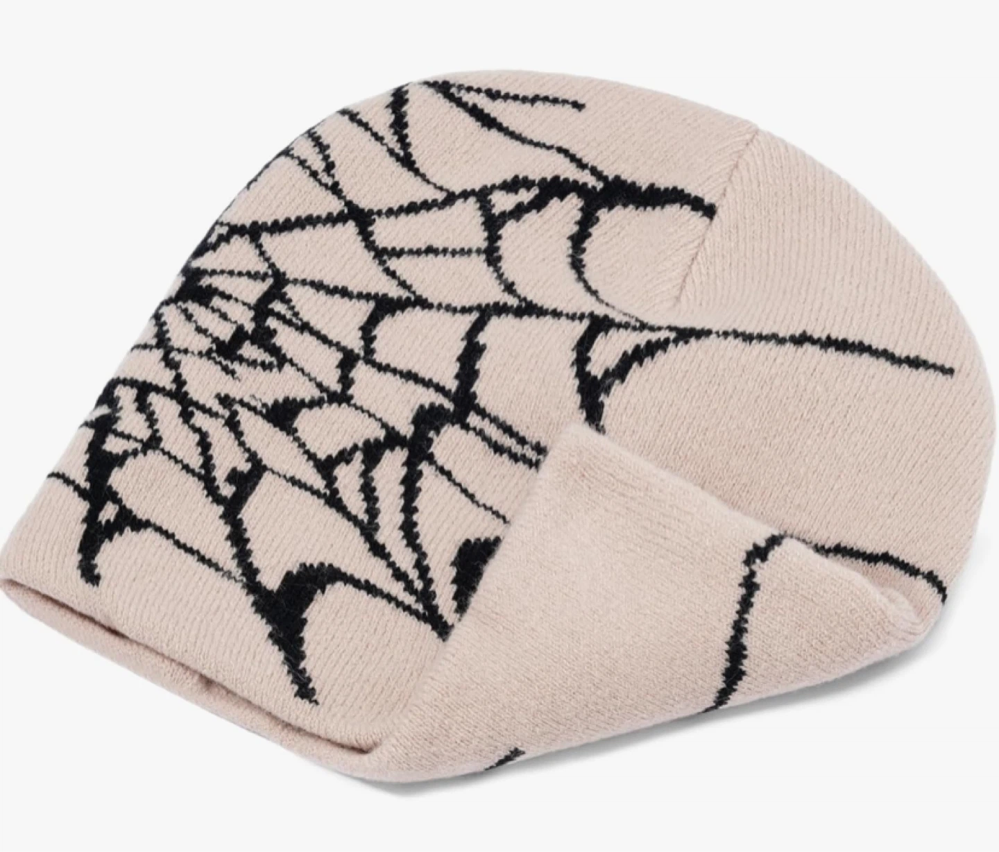 Beanie with Spiderweb Design