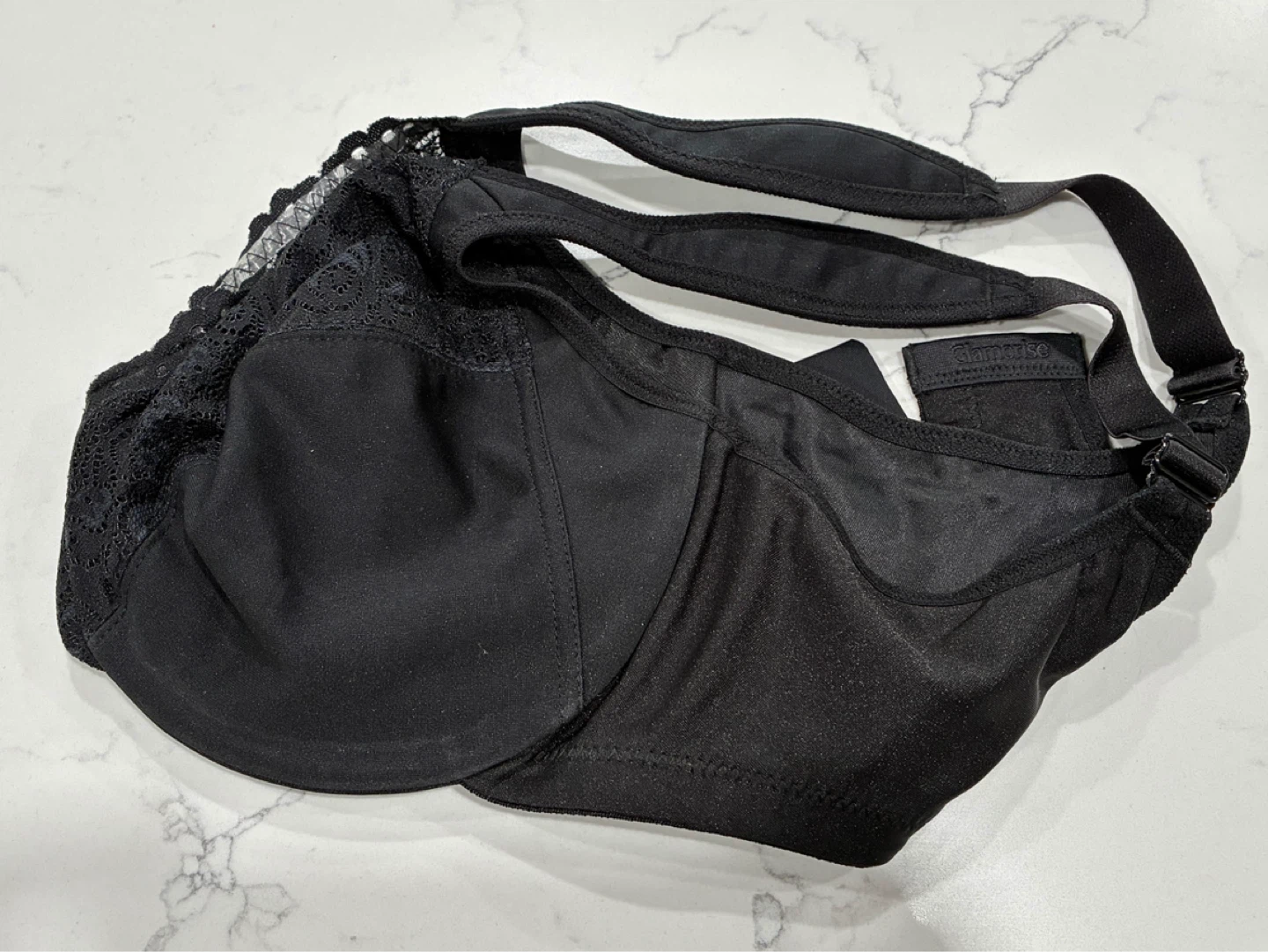 Glamorise Black Lace Bra 36DD - photo 2