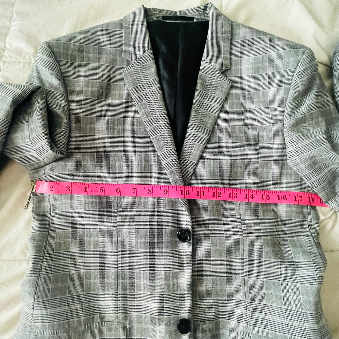 H&M Youth Grey Plaid Suit 2pc - Blazer and Pants Suit
