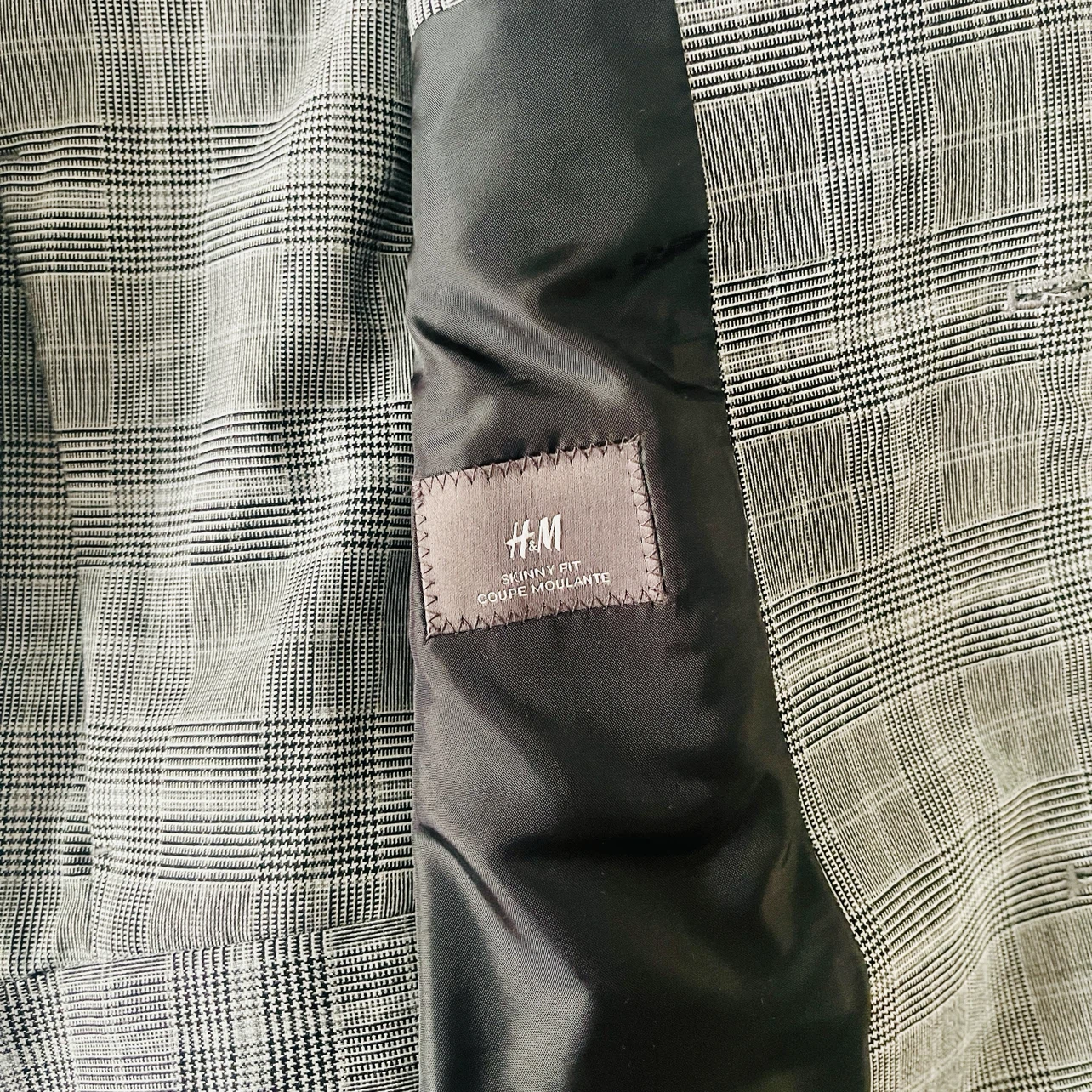 H&M Youth Grey Plaid Suit 2pc - Blazer and Pants Suit - photo 4
