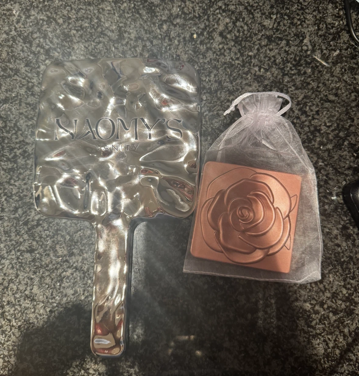 Naomy's Vanity Hand Mirror and Rose Bronzer - photo 2