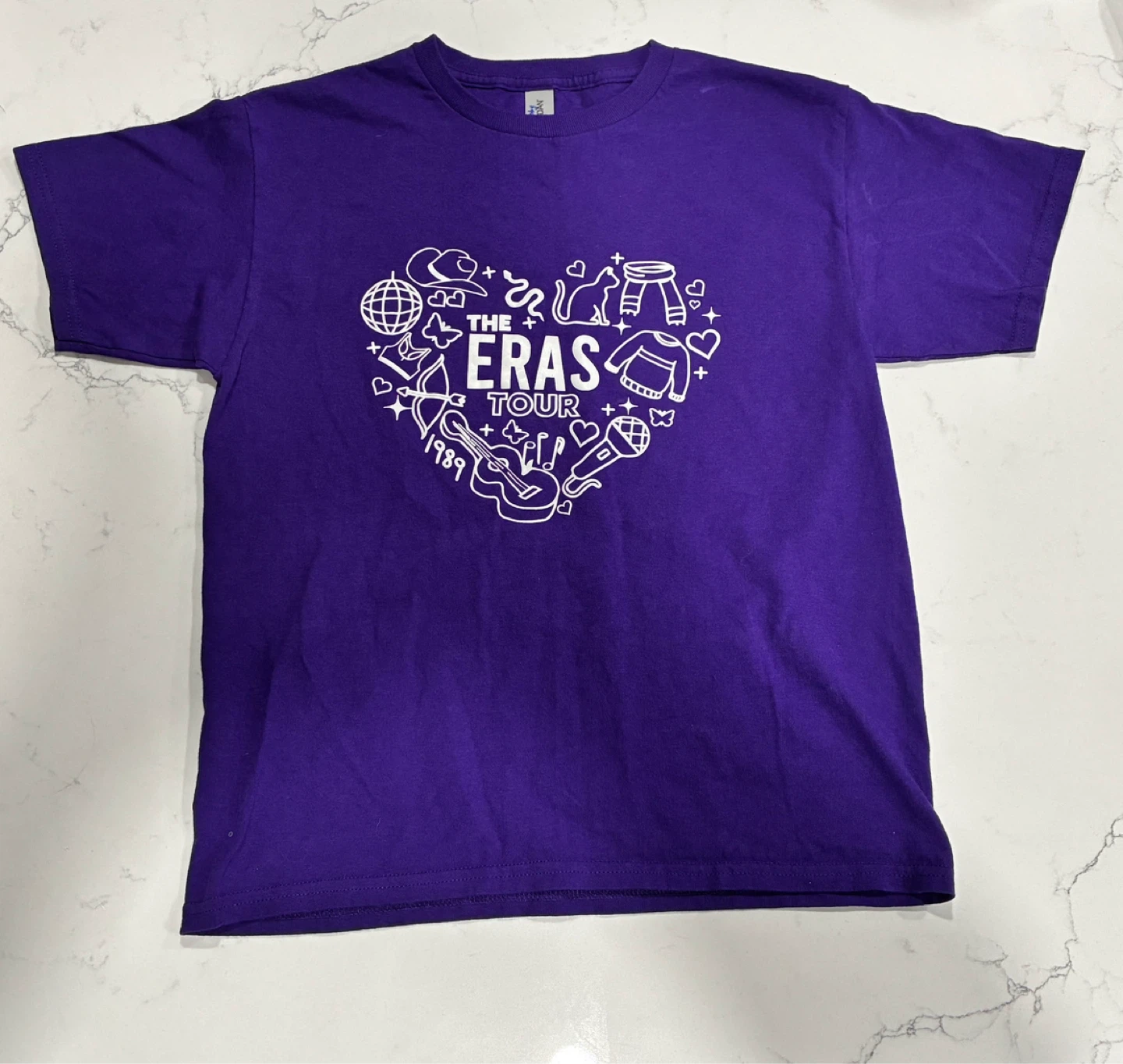 Purple 'The Eras Tour' T-Shirt