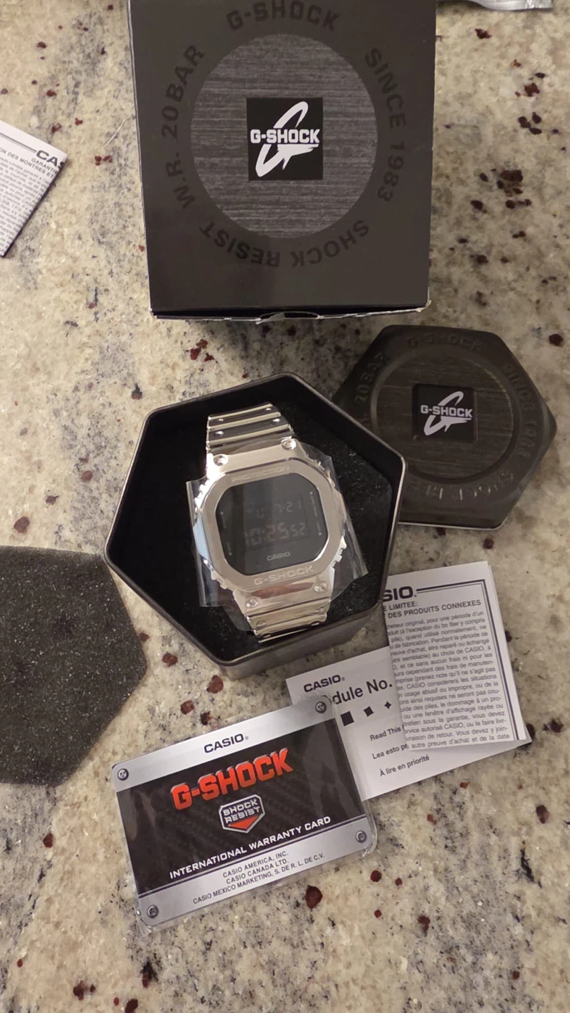 Casio G-Shock Metal Square Watch