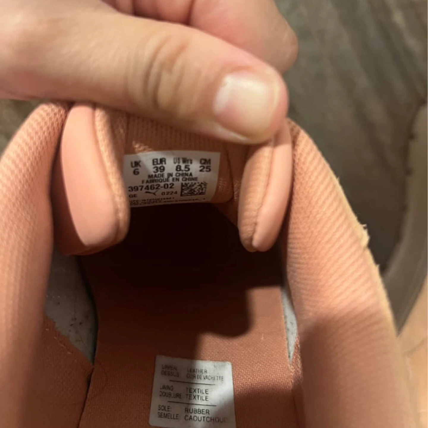 Puma Women's Peach Suede Platform Sneakers - photo 5