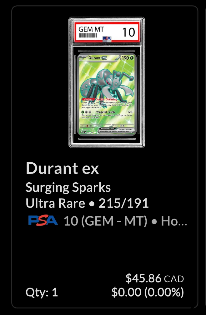 Durant ex Ultra rare PSA 10 - photo 2