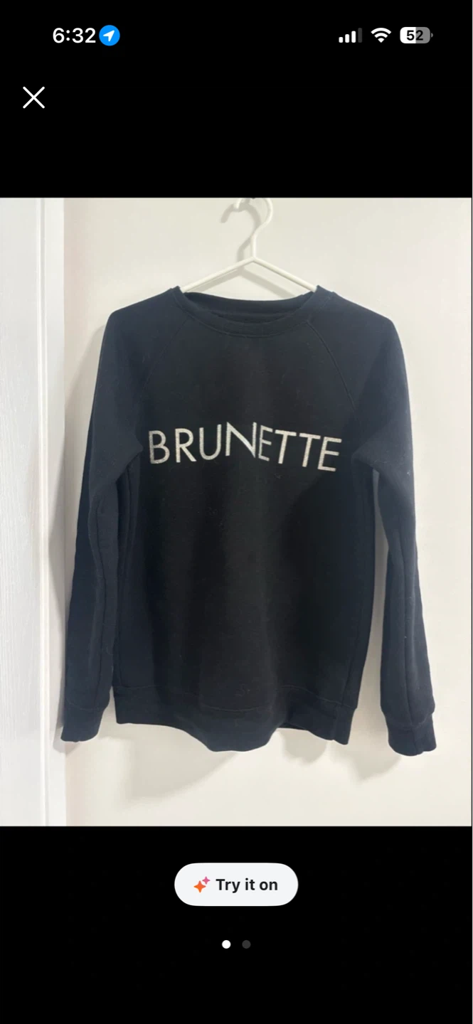 Brunette The Label Crewneck Sweatshirt