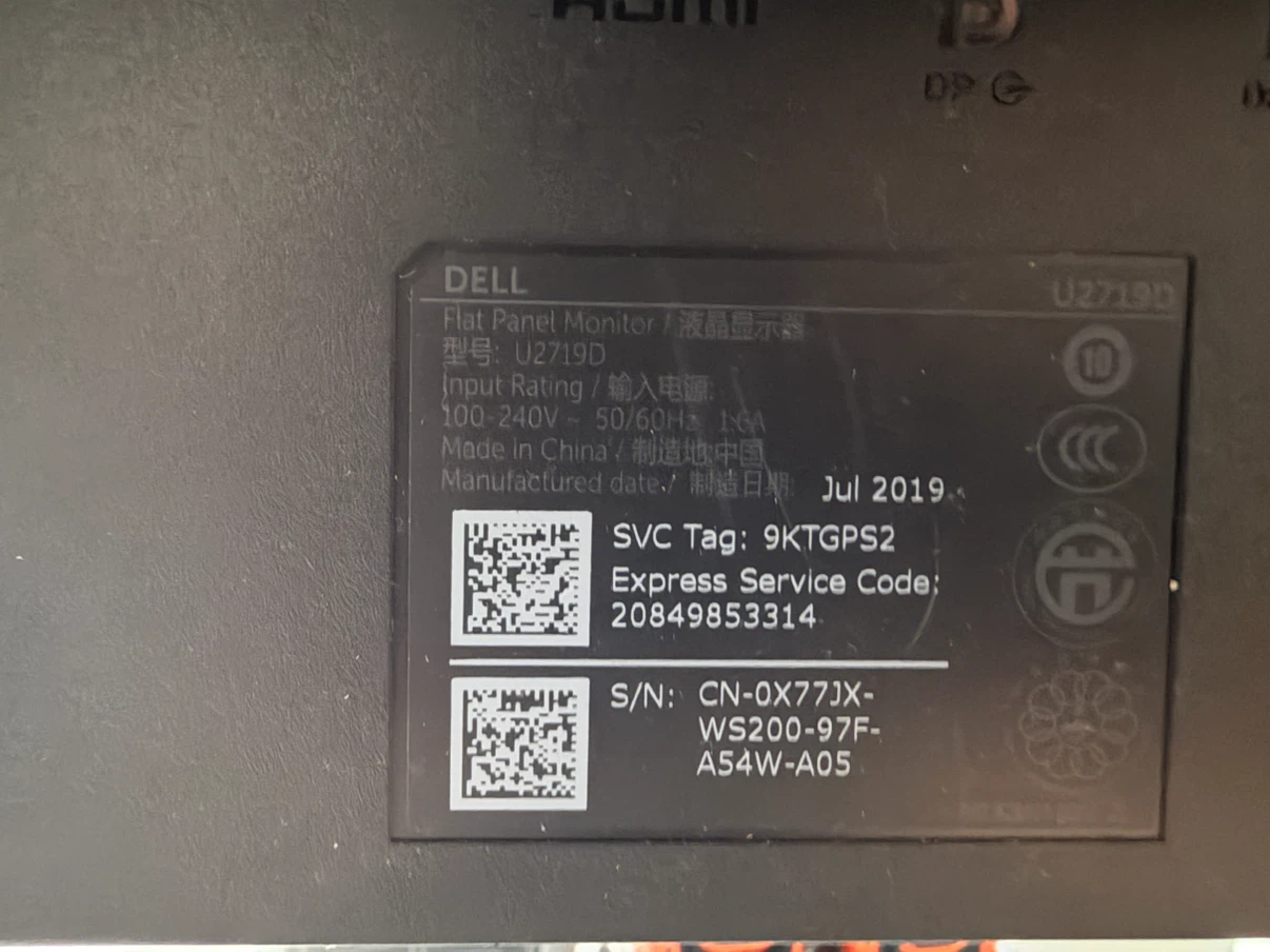 Dell UltraSharp U2719D 27” QHD (1440p) IPS Monitor – Like New - photo 5